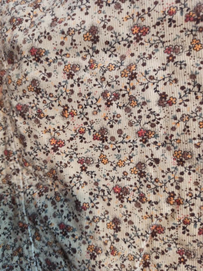 Robe vintage 2 ans Grenadine velours côtelé tbe - photo numéro 3
