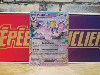 Carte Pokemon Mentali EX Teracristal Évolutions Prismatiques
