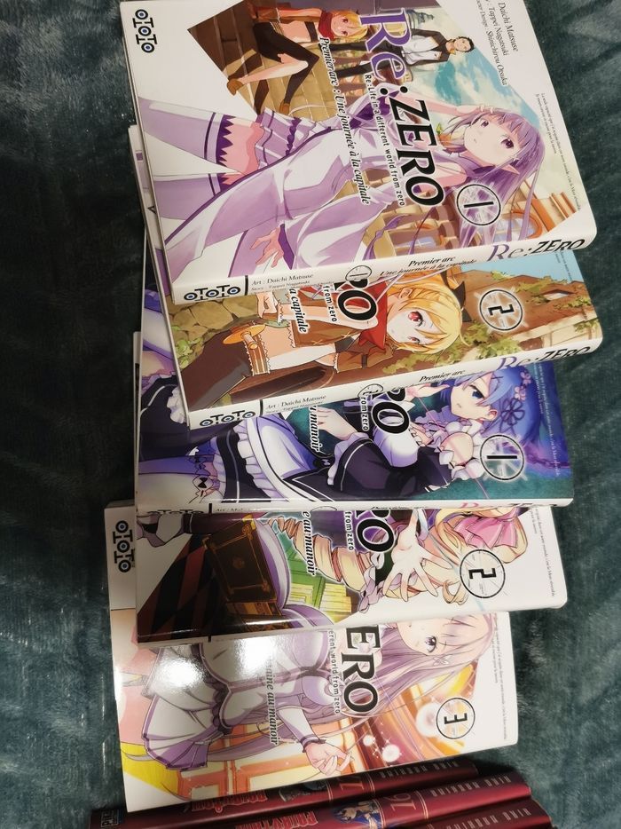 Lot Manga Re zéro et fairy tail - photo numéro 3
