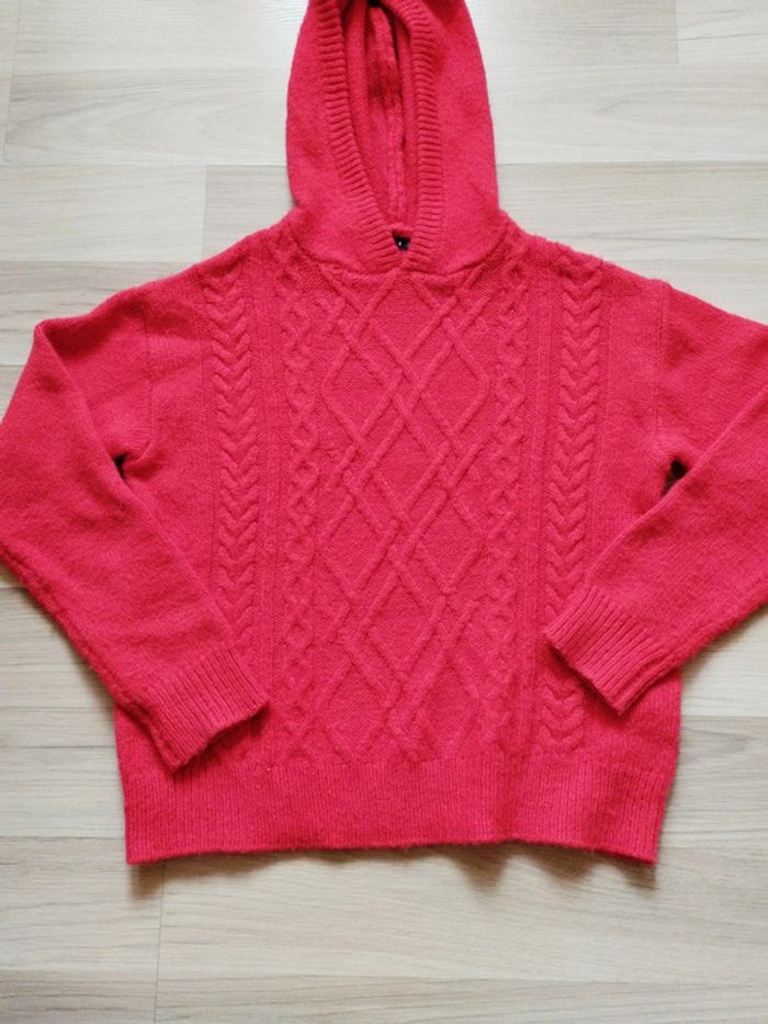 Pull tricot à capuche - photo numéro 2