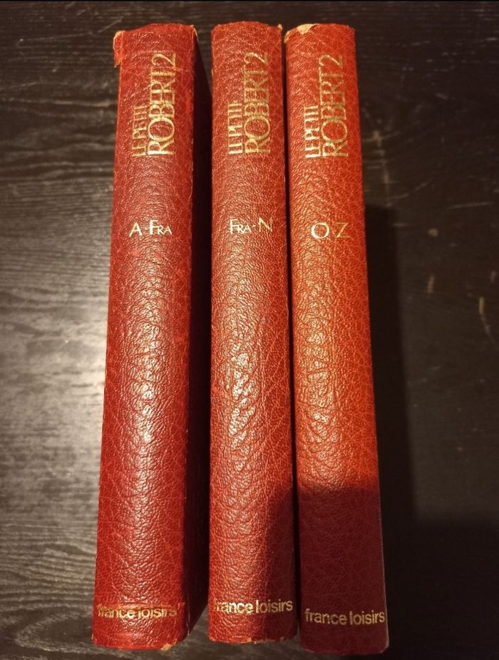 Lots 3 livres le Robert dictionnaire - photo numéro 2