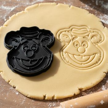 Emporte-pièce Fozzie l'Ours Muppets pour biscuits et pâtisserie 8cm
