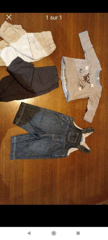 Lot bb garçon 6 mois