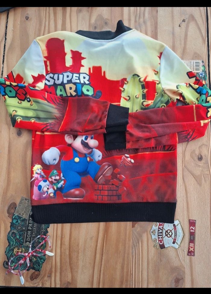 Gilet zippé mario - photo numéro 3