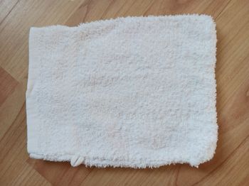 gant de toilette blanc 16 x 20 cm Damart Neuf