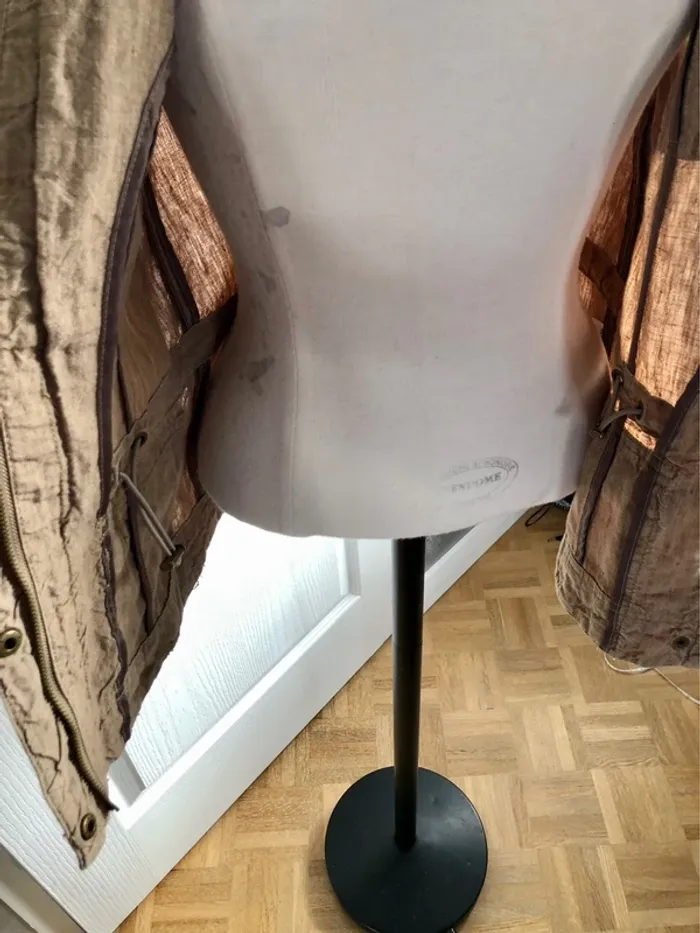 Veste en lin beige - photo numéro 6