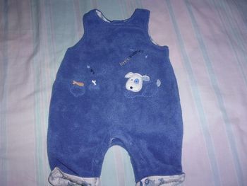 salopette polaire doublée taille 3 mois