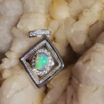 Superbe pendentif en opale welo Éthiopie 🤩