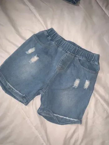 Short couleur jean