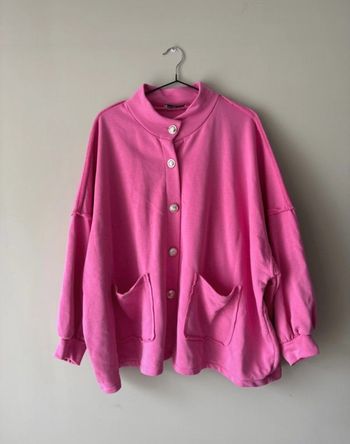 Gilet rose flambant neuf - Style élégant et confort assur- taille unqiue