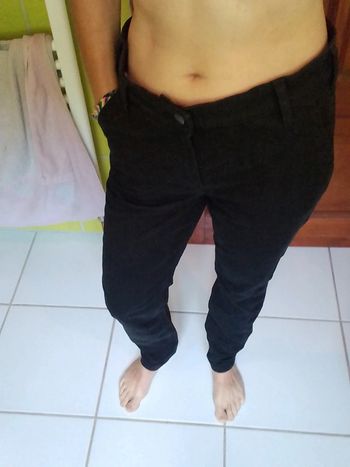 Pantalon femme noir droit Carhartt