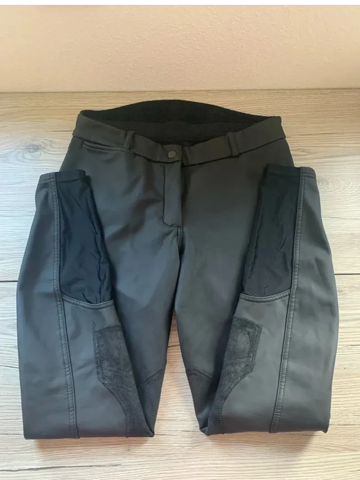 Pantalon d’équitation Fouganza imperméable et polaire 38 - photo numéro 2