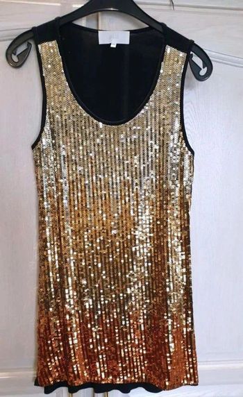 HAUT TUNIQUE PAILLETE DEGRADE COULEUR - TAILLE M/L