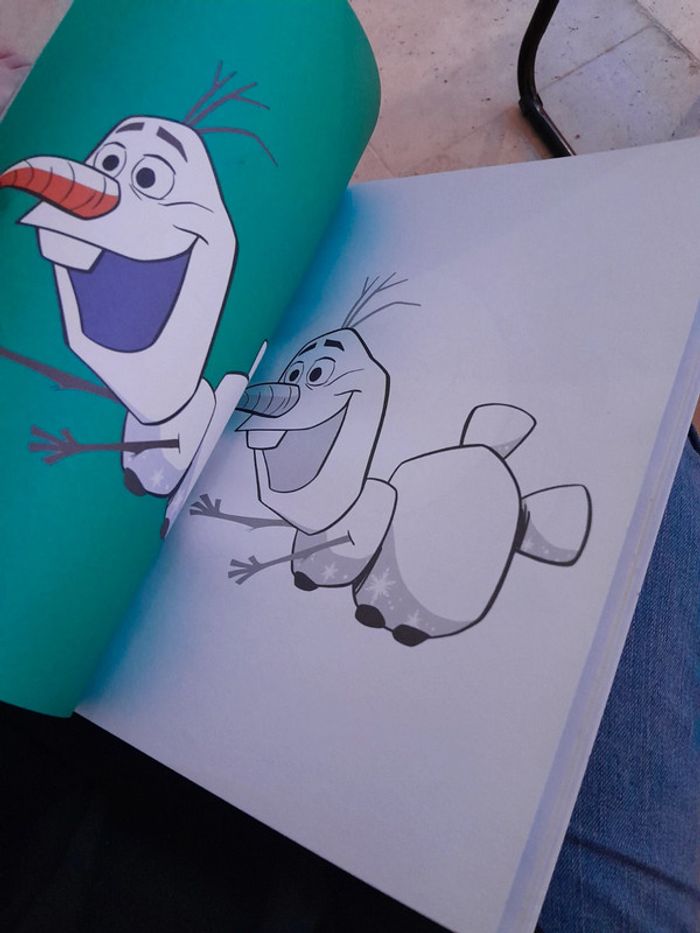 Livre de coloriage reine des neiges - photo numéro 7