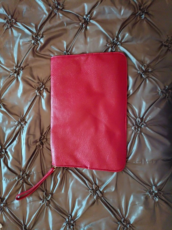Sac à main pochette rouge - photo numéro 3