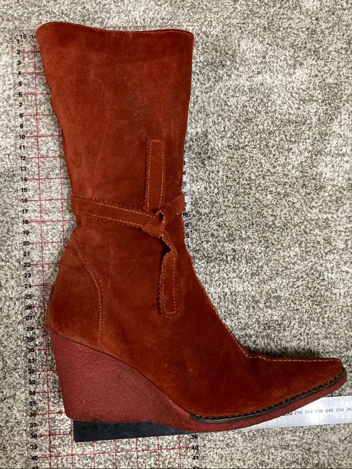 Bottes mi-hautes talon compensés - photo numéro 2