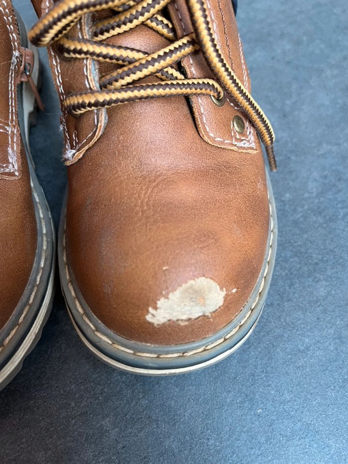 Bottines enfant camel - photo numéro 4