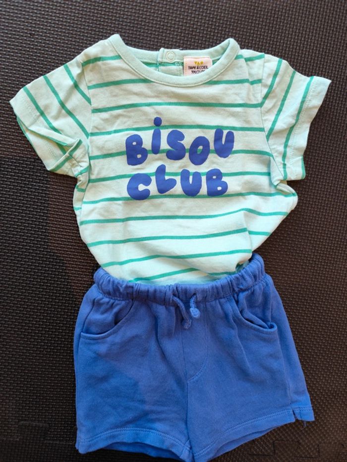 Ensemble short et tee shirt - photo numéro 5