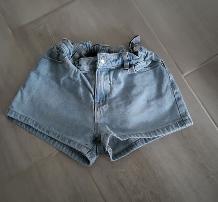 Short en jeans
