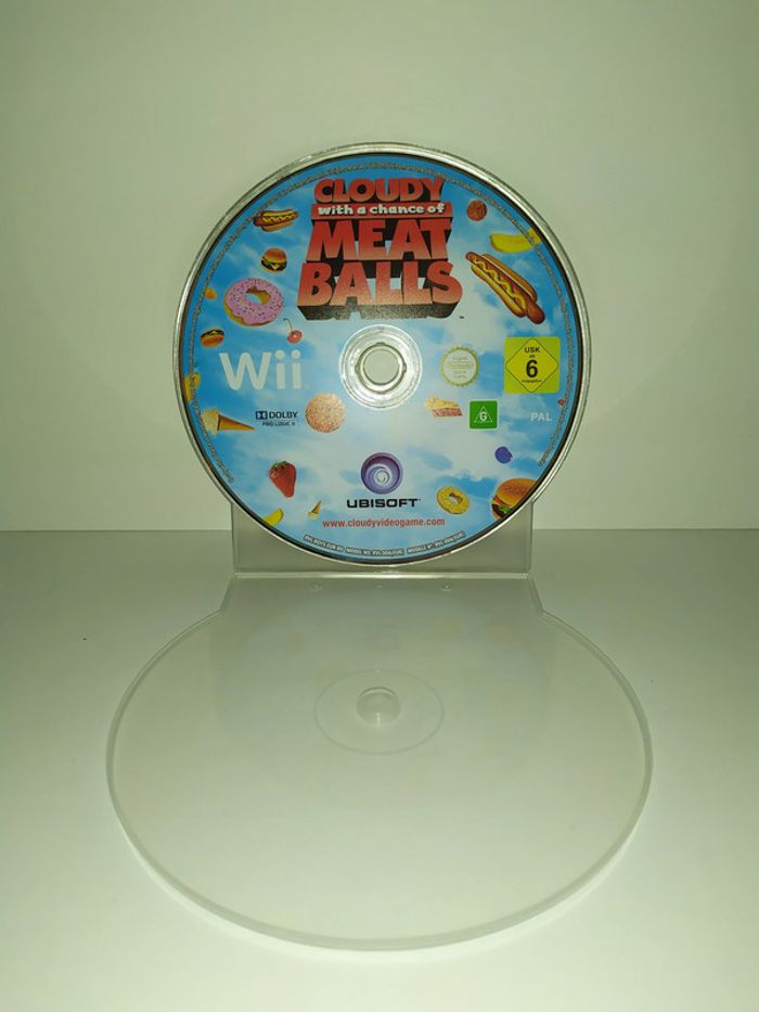 Tempêtes de boulettes géantes Nintendo Wii PAL FR en loose - photo numéro 3