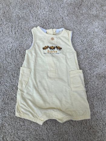 Combishort jeune Simba mixte - 3 mois - Disney baby