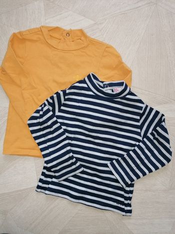 Lot Tee-shirts col roulé