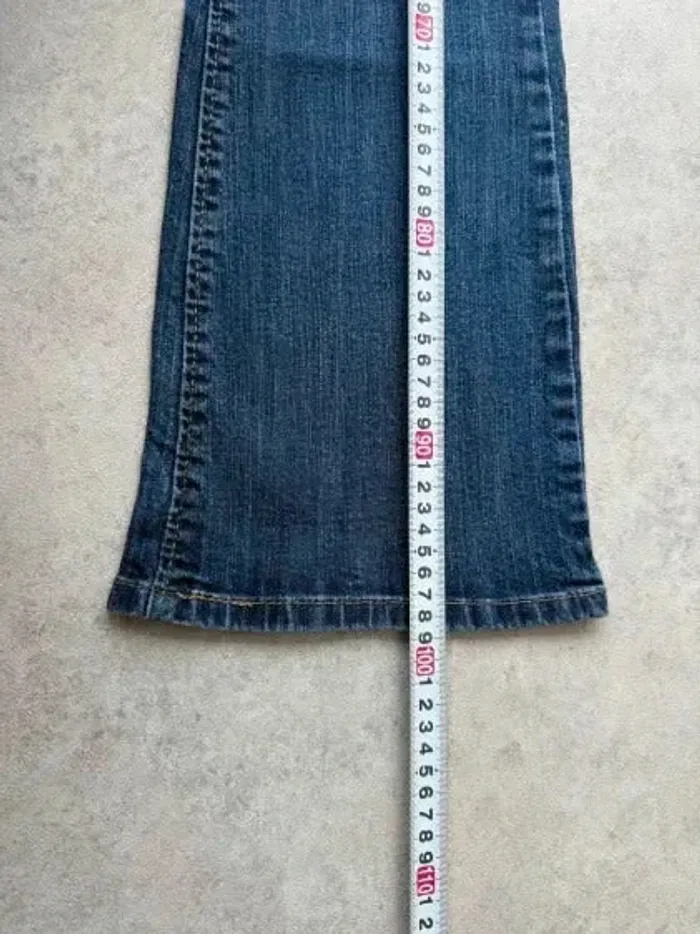 Jeans Levi's 518 Bootcut W27 FR36 L32 coupe patte d'eph évasé bleu Femme Women pan572b - photo numéro 4