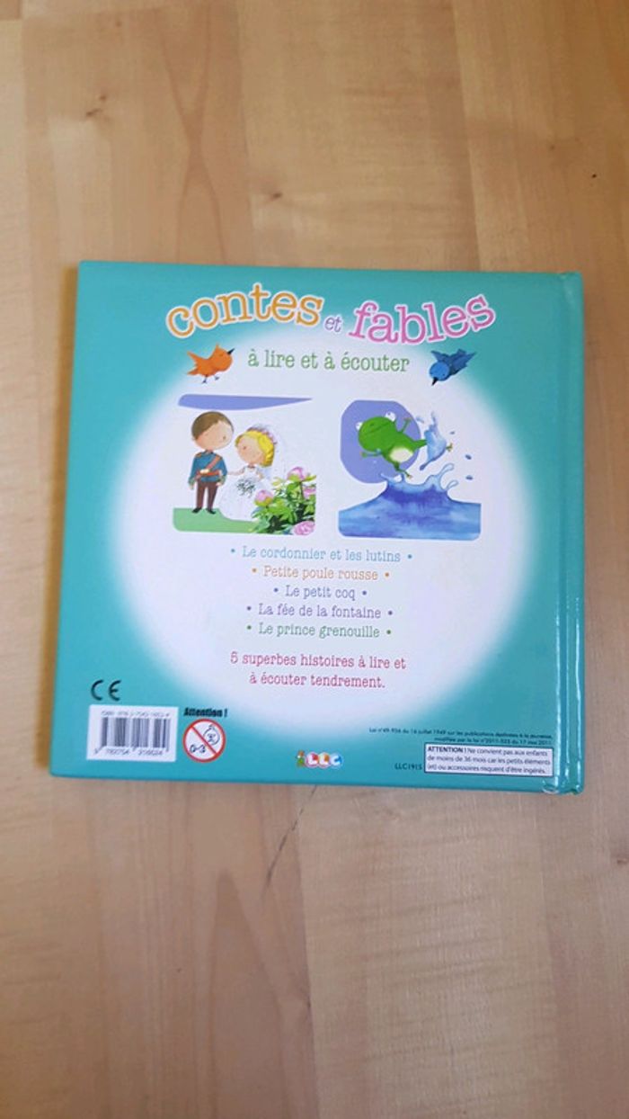 Livre neuf de contes et fables - photo numéro 2