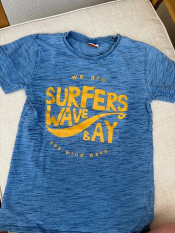 t shirt bleu enfant