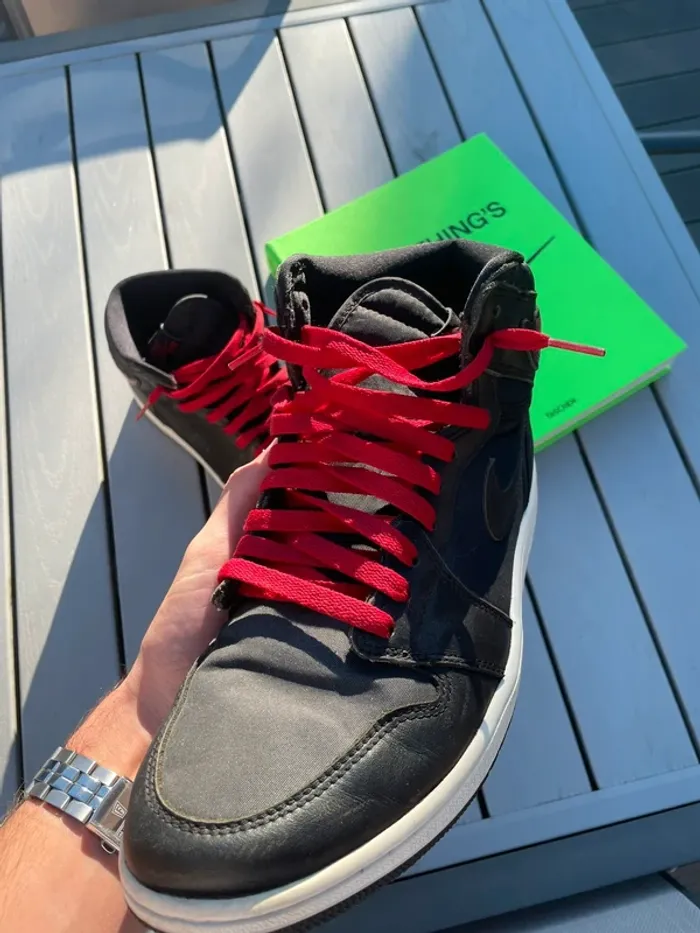 Nike Air Jordan 1 High Black Satin OG 🖤 - photo numéro 13