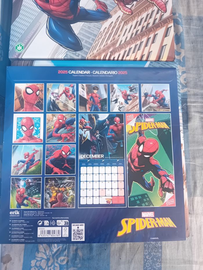 Lot 35 calendrier 2025 spider man neuf - photo numéro 3