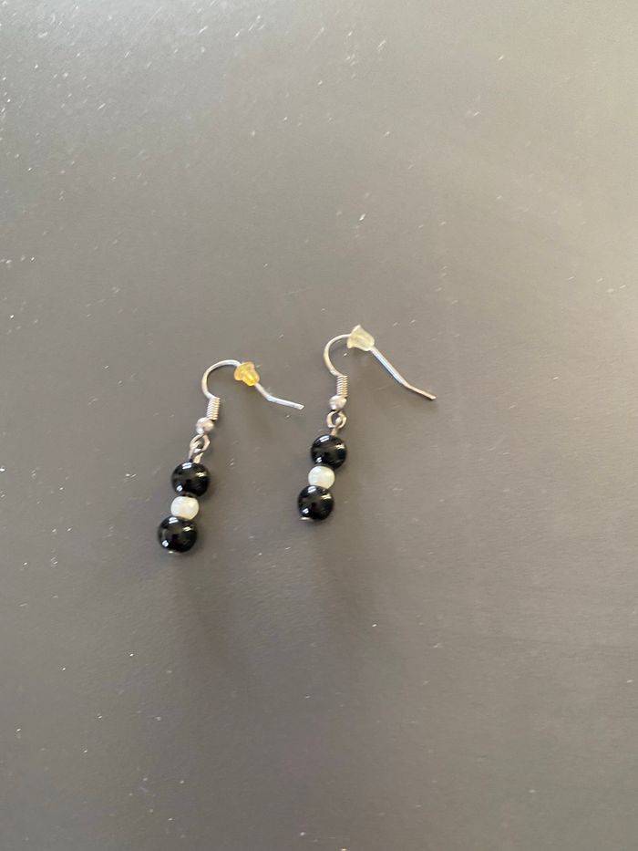 Boucles d’oreilles perles - photo numéro 2