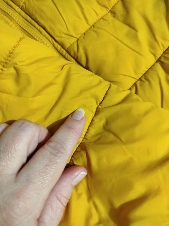 Doudoune jaune moutarde - photo numéro 5