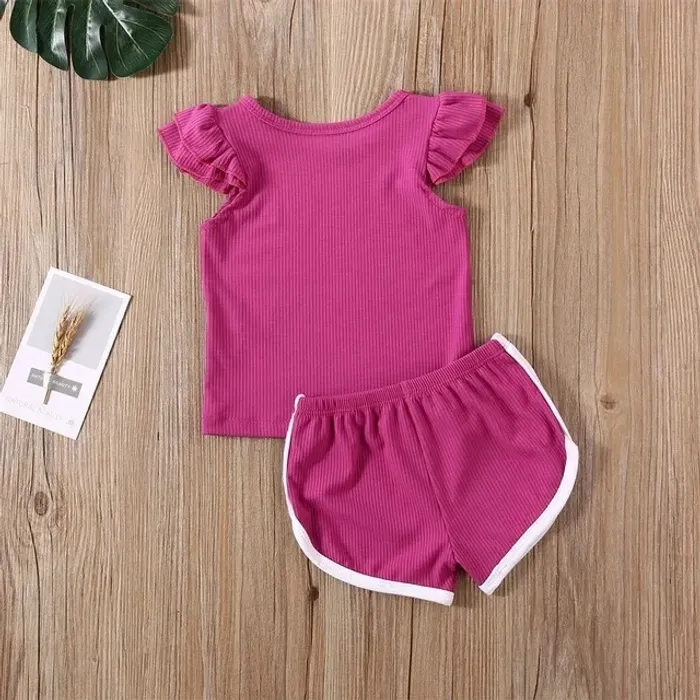 Ensemble sport fille 6 ans short t shirt