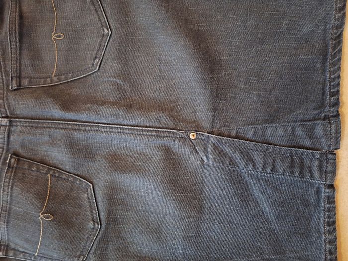 Ralph Lauren jupe en jean  bleu marine taille 38 au dessus du genou - photo numéro 4