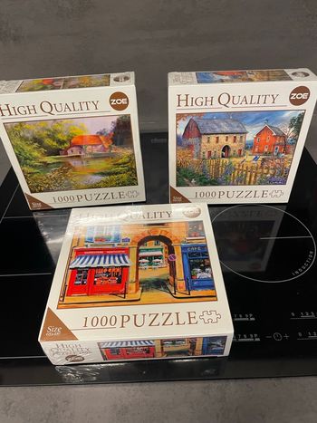 Lot 3 puzzles neufs