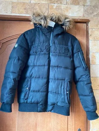 Manteau kaporal garçon noir