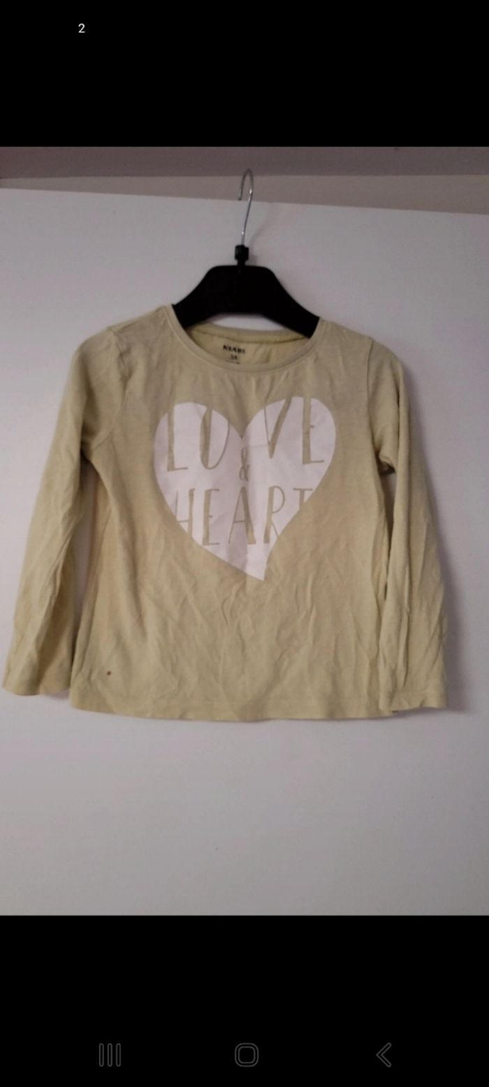 Tee-shirt manche longue fille 3 ans