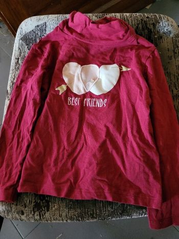 T-shirt col roule vert baudet 3 ane