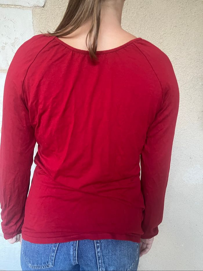 Tunique rouge camaïeu - photo numéro 3