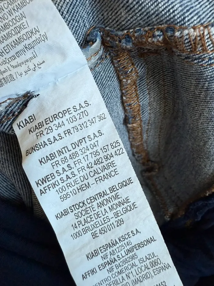 Jeans de grossesse skinny Kiabi - taille 38 - photo numéro 6