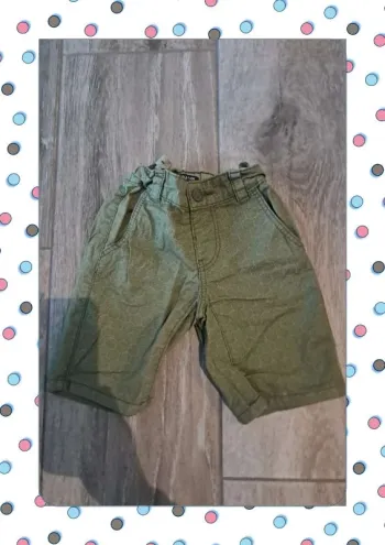 Pantacourt 3 ans ceinture réglable