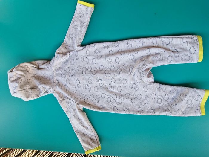 Combinaison avec capuche oreilles - taille 6 mois - Orchestra - photo numéro 2