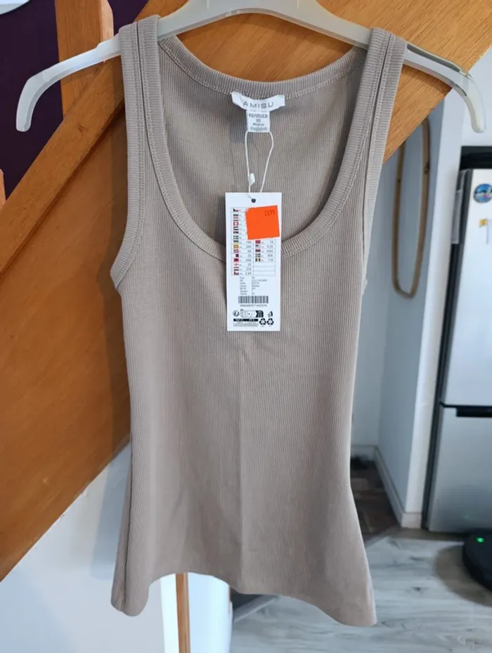 Débardeur beige - photo numéro 2