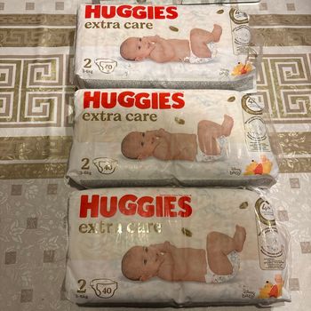 Lot 3 Huggies taille 2 (3-6kg)