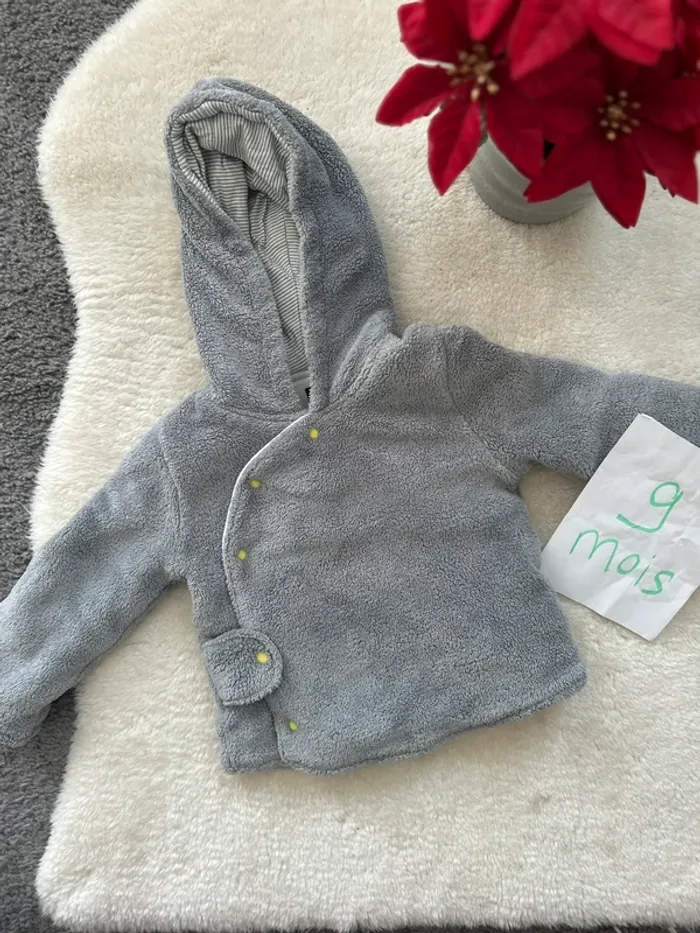 Gilet ~ terre de marin ~ 9 mois