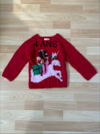 Pull fille 4 ans