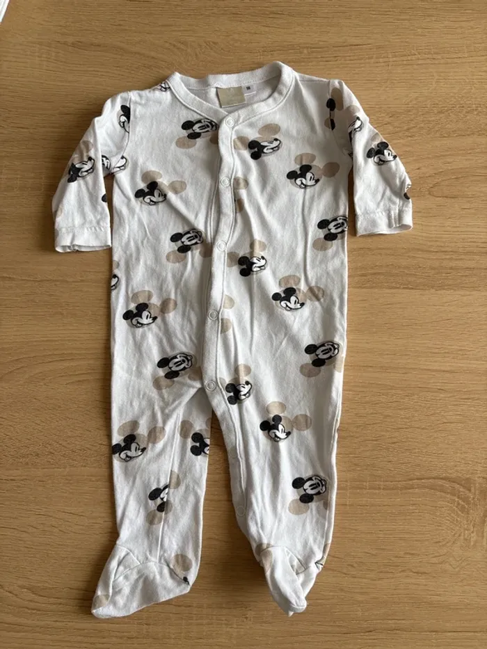 Pyjama léger Mickey Disney 56cm 3mois