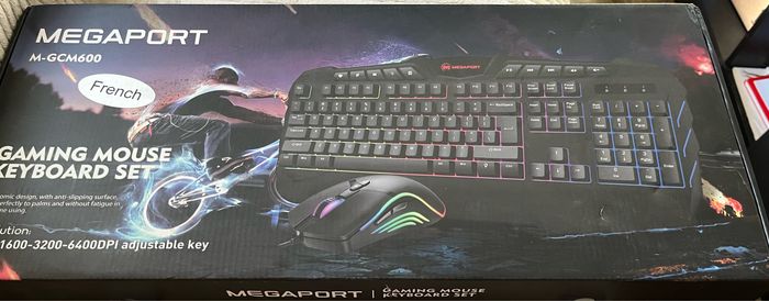 Ensemble clavier et souris gaming