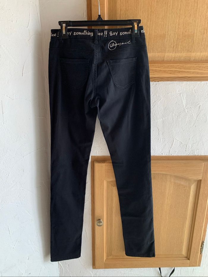 Pantalon noir Desigual taille 36 - photo numéro 2